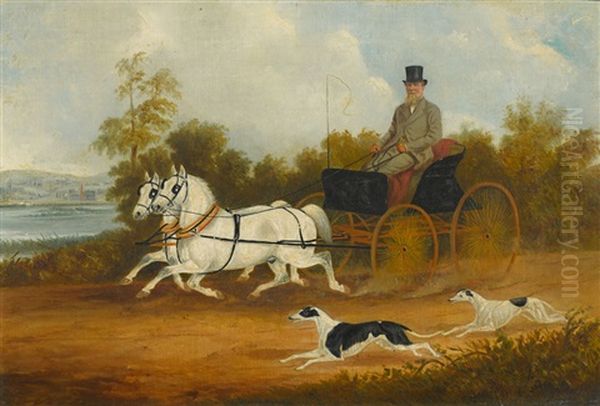 Benjamin Hepburn, Stock Agent Of Ballarat Oil Painting by Frederick Woodhouse Sr.