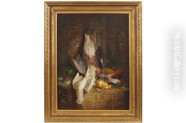 A Still Life Of Game Oil Painting by William Woodhouse