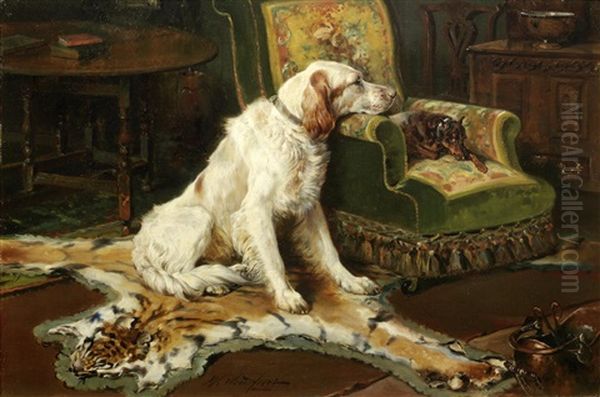 Pride Of Place Oil Painting by William Woodhouse