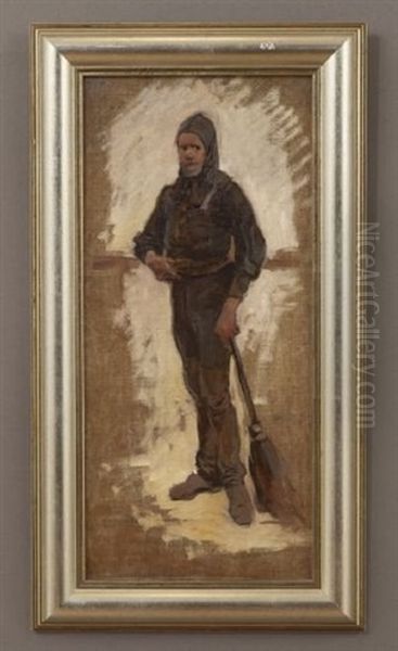 The Chimney Sweep Oil Painting by Ellsworth Woodward