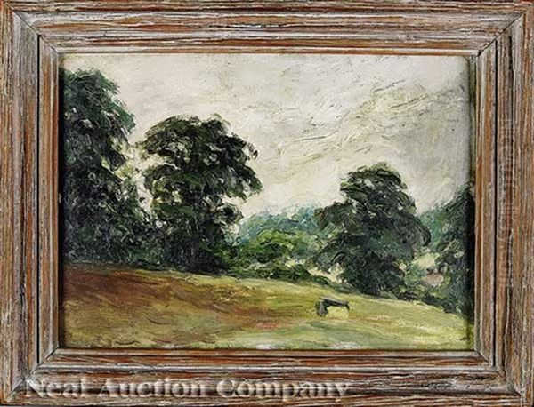 Southern Landscape Oil Painting by Ellsworth Woodward