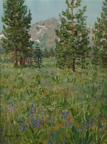 Mt. Tallac, Lake Tahoe, California Oil Painting by Theodore Wores