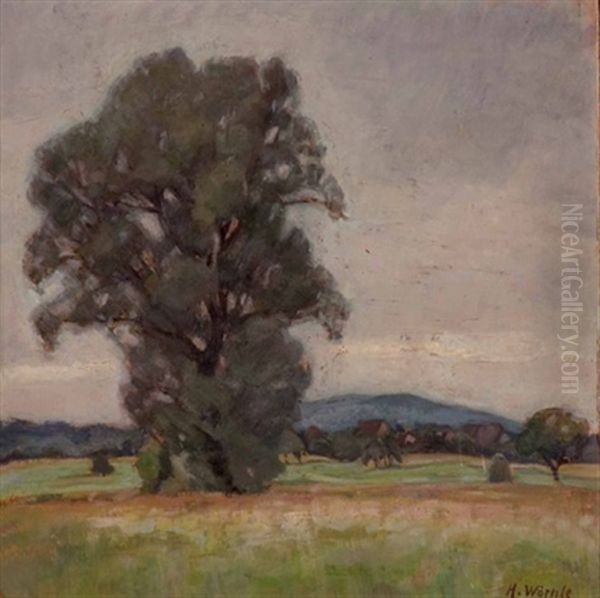 Landschaft Oil Painting by Hedwig Charlotte Wornle