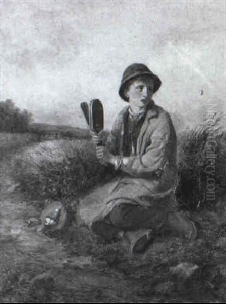 The Bird Scarer by Archibald James Stuart Wortley