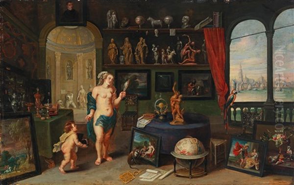 An Allegory Of Sight Oil Painting by Frans Wouters