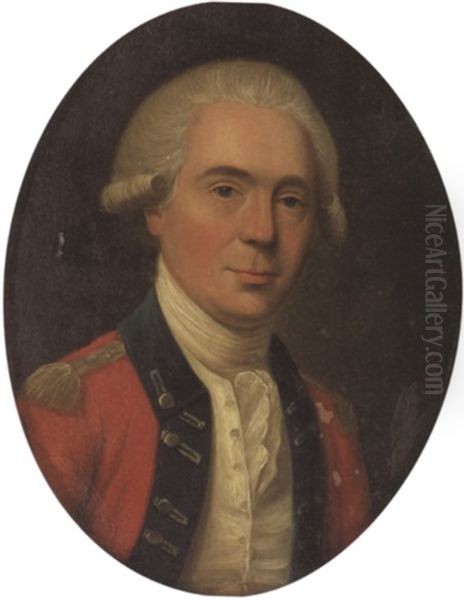 Portrait Of Colonel Daniel Patterson Oil Painting by Joseph Wright