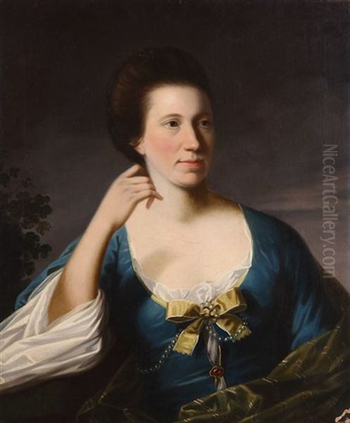 Portrait Of A Lady Oil Painting by Joseph Wright (of Derby)