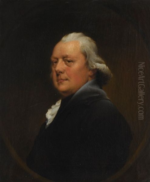 Portrait Of Christopher Alderson Oil Painting by Joseph Wright (of Derby)