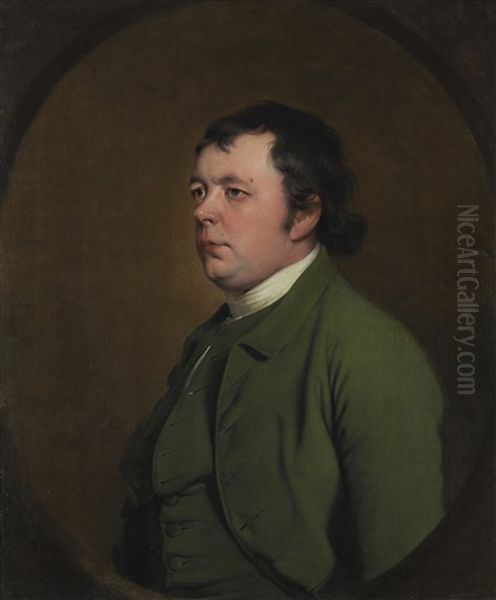 A Portrait Of John Hope (d. 1819) Oil Painting by Joseph Wright (of Derby)