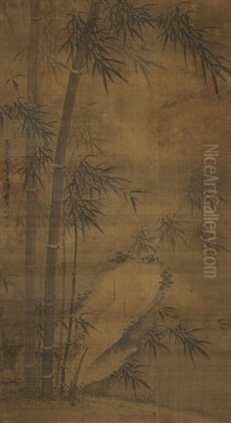 Ink Bamboo by  Wu Zhen