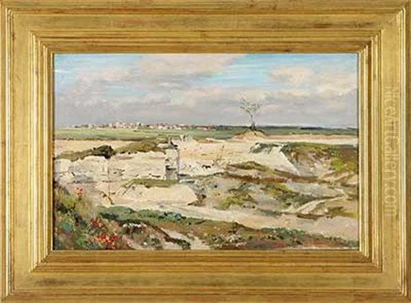 Blick Auf St. Denis Oil Painting by Fritz Wucherer