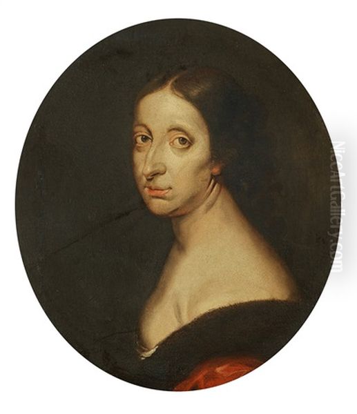 Queen Kristina (1626-1689) Oil Painting by Abraham Wuchters