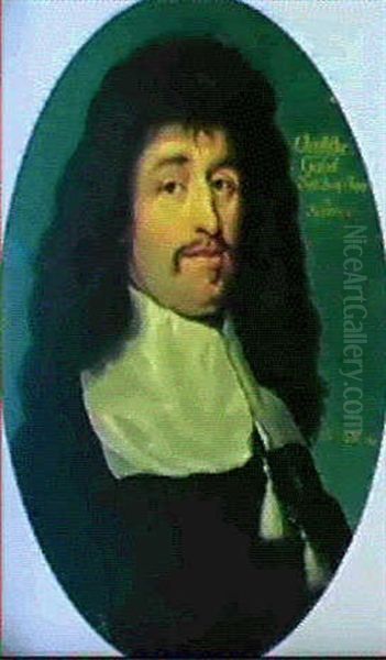 Portraet Af Rentemester, Statholder I Kobenhavn Christoffer Gabel (1617-1673) Oil Painting by Abraham Wuchters