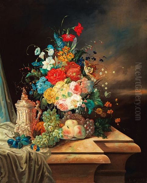 Still-life Oil Painting by Eduard Wuger