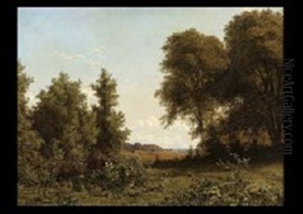 Bellum Landscape Oil Painting by Carl Wurtzen