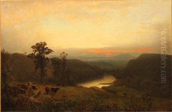 Potomac River By Hancock Point, Md Oil Painting by Alexander Helwig Wyant