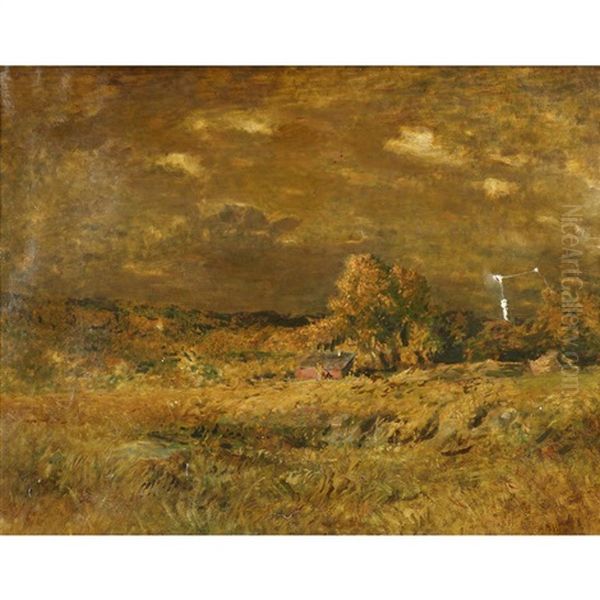 Autumn Glow Oil Painting by Alexander Helwig Wyant