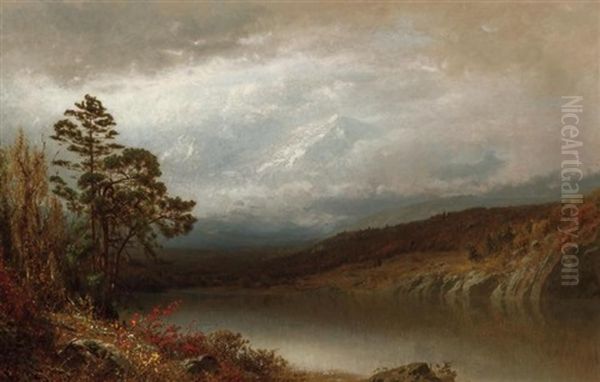 Autumn In The Adirondacks Oil Painting by Alexander Helwig Wyant