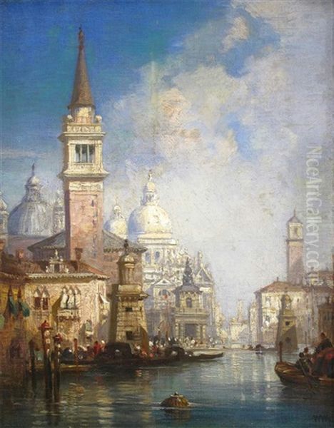 Capriccio Of Venice Oil Painting by William Wyld