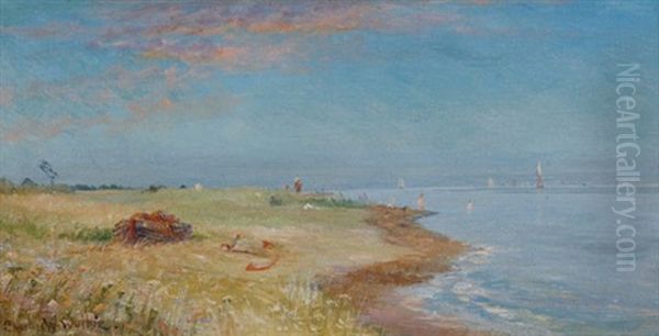 East Mersey Oil Painting by Charles William Wyllie