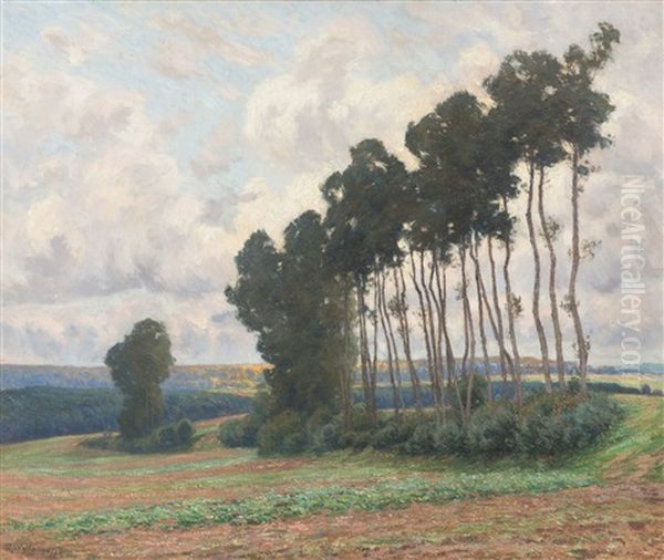 Apres L'orage, Brabant - After The Storm, Province Of Brabant (1900) Oil Painting by Rodolphe Paul Wytsman