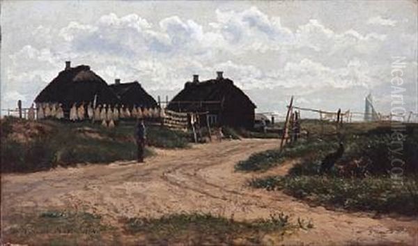 Parti Fra Skagen Oil Painting by Wilhelm Ferdinand Xylander