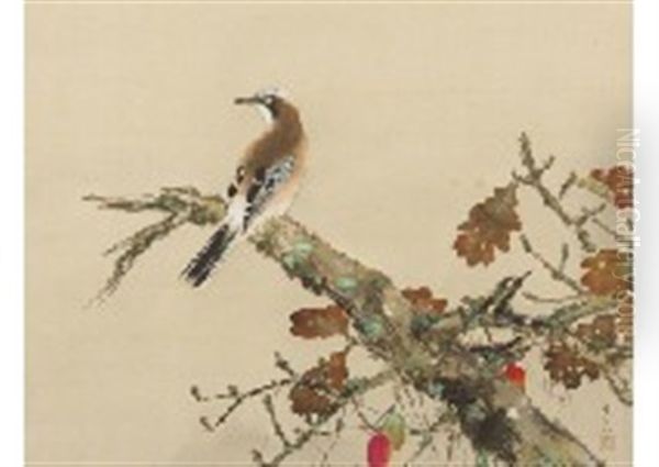 Kashidori Oil Painting by  Yagioka Shunzan