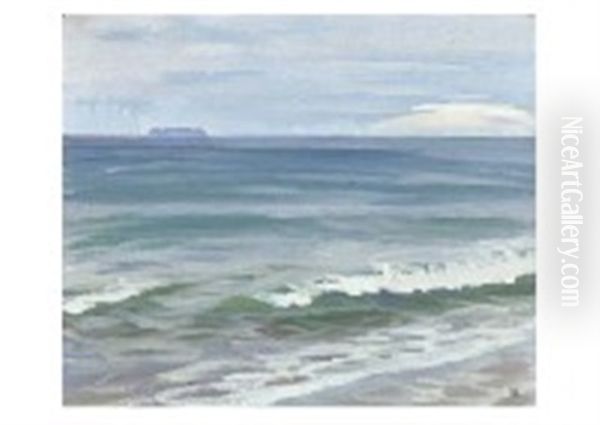 Ocean View Oil Painting by Kanae Yamamoto