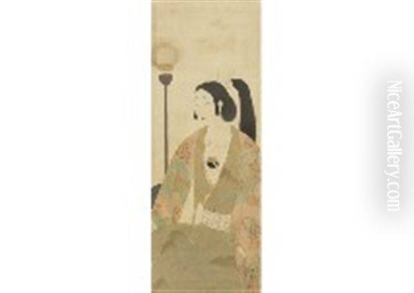 Mrs. Kimura Shigenari Oil Painting by Koka Yamamura