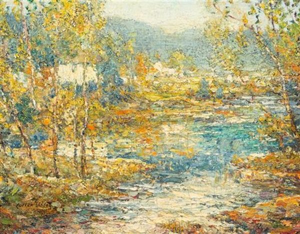 Autumn Landscape Oil Painting by Cullen Yates