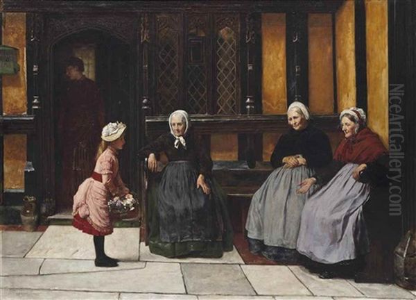 Welcome As Flowers In Spring Oil Painting by William Frederick Yeames