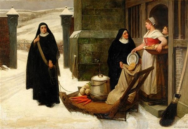 Figurscen Oil Painting by William Frederick Yeames