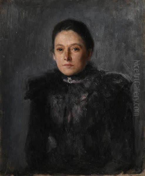 Portrait Of A Young Lady Oil Painting by John Butler Yeats