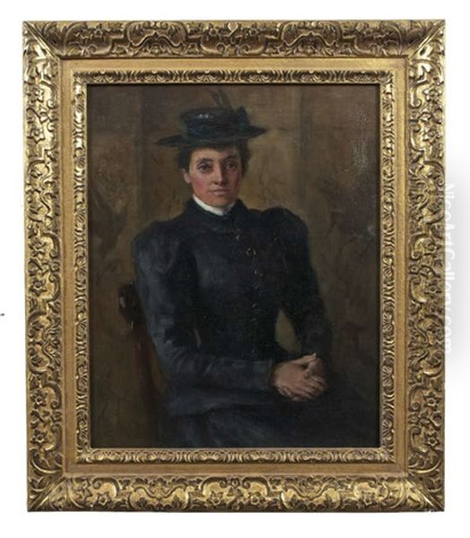 Portrait Of Jenny Yeats Oil Painting by John Butler Yeats