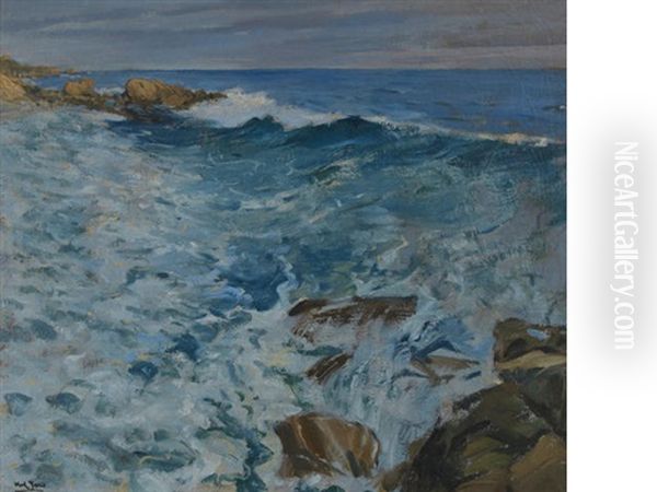 Laguna Coast Oil Painting by Karl Yens