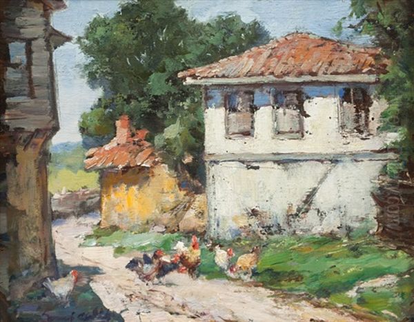 Zekeriyakoy Oil Painting by Sami Yetik