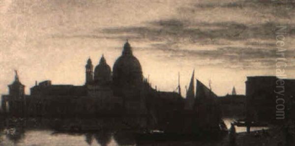 Santa Maria Della Salute Oil Painting by George Henry Yewell