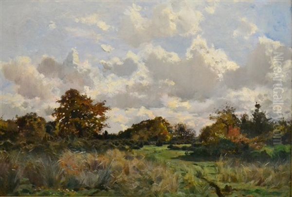 Landscape With Trees Oil Painting by Edmond Charles Joseph Yon