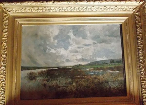 Paysage De Normandie Oil Painting by Edmond Charles Joseph Yon