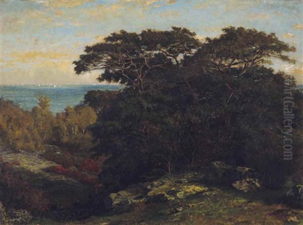 View Of A Bay Oil Painting by William Gay Yorke