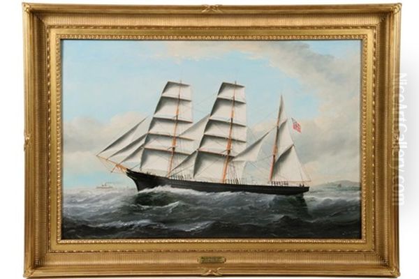 The British Bark 'sigrid' Oil Painting by William Howard Yorke