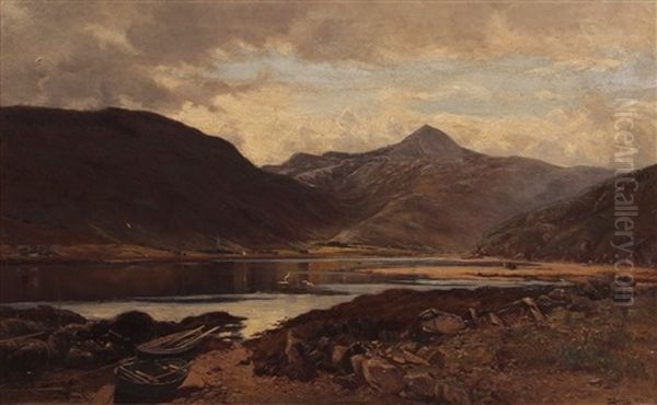 Loch Carron Ross-shire Oil Painting by Alexander Young