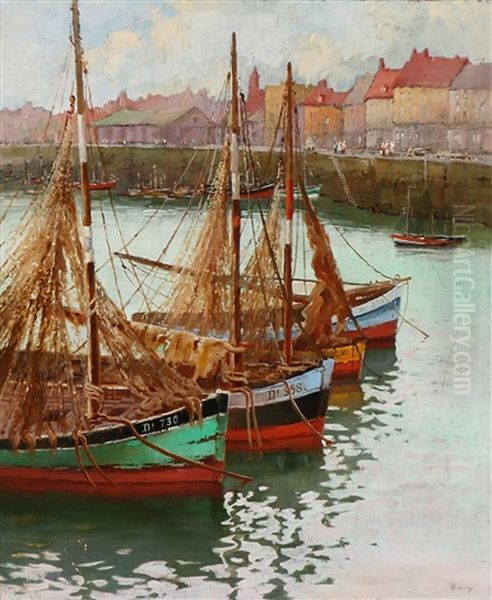 Harbour View From Pittenweem In The Scottish Region Of Fife Oil Painting by Alexander Young