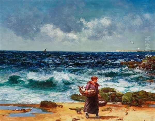 The Day's Catch Oil Painting by Alexander Young