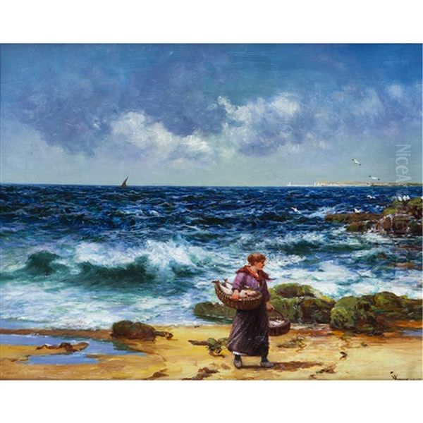 The Day's Catch Oil Painting by Alexander Young