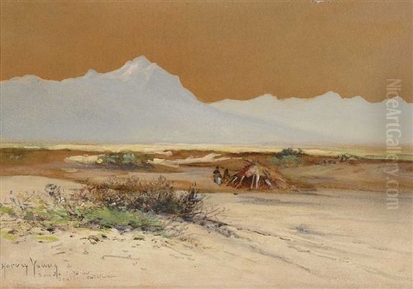 San Jacinto Hills, Southern California Oil Painting by Harvey Otis Young