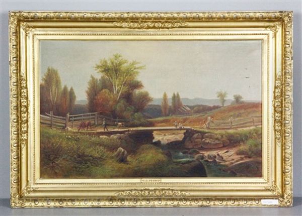 Valley View Oil Painting by Harvey Otis Young