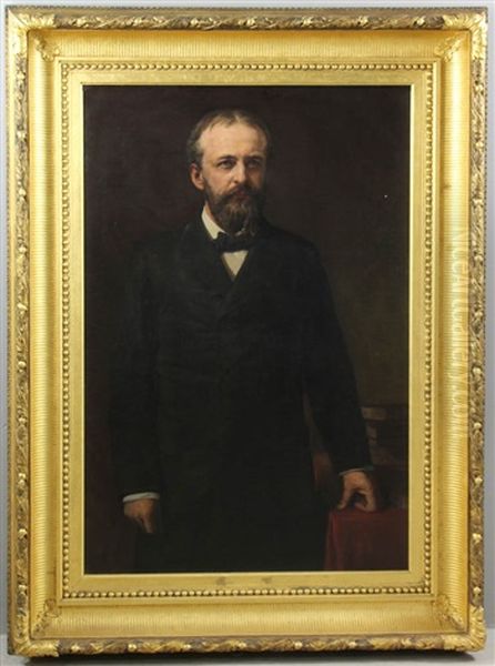 Portrait Of Elisha Mulford Oil Painting by James Harvey Young