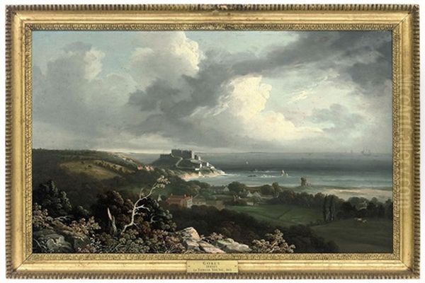 Gorey, Jersey Oil Painting by John Tobias Young