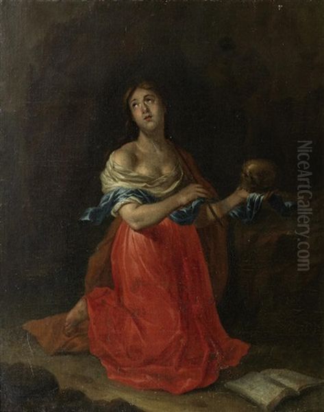 The Penitent Magdalen Oil Painting by Jan Thomas Van Yperen